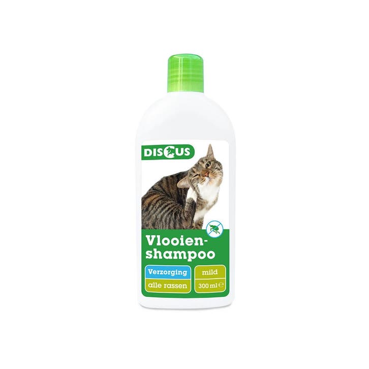 Vlooienshampoo Kat - Discus - Shampoo Vlooien 300 ml, Verzamelen, Overige Verzamelen, Verzenden