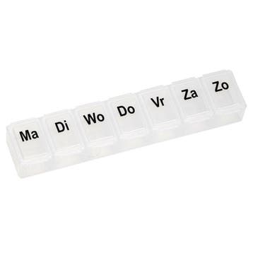 Pillendoosje 7-daags / 1 vakje per dag - Nederlands, Diversen, Verpleegmiddelen, Ophalen of Verzenden, Nieuw