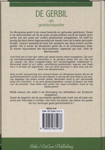 De gerbil als gezelschapsdier 9789052661438 F. Petrij, Verzenden, Gelezen, F. Petrij