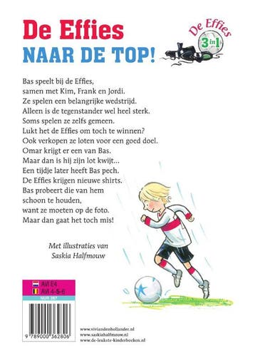 De effies naar de top! / De Effies 9789000362806, Boeken, Verzenden, Zo goed als nieuw, Vivian den Hollander
