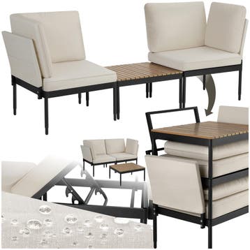 Tuinset Magaluf, 5-in-1-functie, aluminium frame, Verzenden, Nieuw