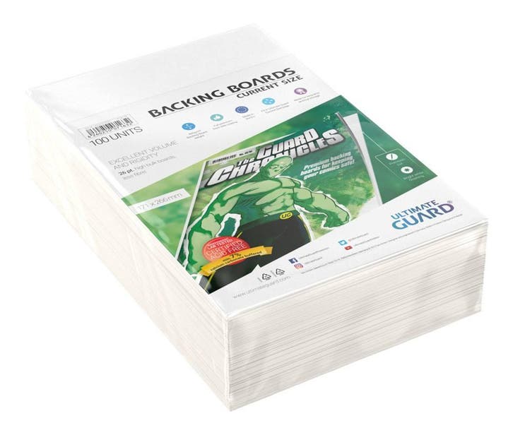 Ultimate Guard Comic Backing Boards Current Size (100x), Boeken, Strips | Comics, Nieuw, Verzenden