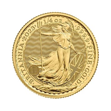 Gouden Britannia munt 1/4 troy ounce, Verzenden
