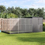 vidaXL Volière met verlengstuk 497x303x216 cm staal, Verzenden, Nieuw