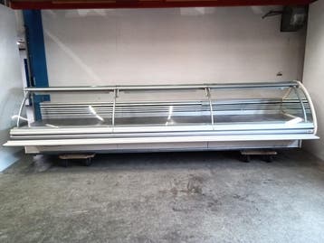 Smeva Koeltoonbank met plaatkoeling – B450 x D126 x H115 cm, Gebruikt