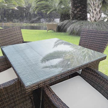 Glasplaat ESG veiligheidsglas 8 mm voor tafels 80x80 cm, Verzenden, Nieuw