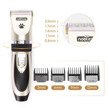 Nobleza B78 - Dieren Tondeuse Set - 4 Opzetkammen - Voor Hui, Verzenden, Zo goed als nieuw