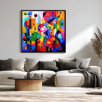 Marta Ellie (1985) - Rhythm in Blue XXL, Antiek en Kunst
