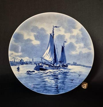 De Porceleyne Fles, Delft - Amsterdam - Bord - Aardewerk -