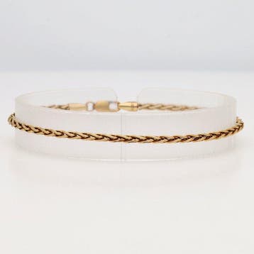 Armband - 14 karaat Geel goud - Vossenstaart, Nieuw