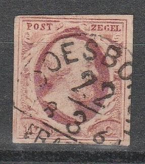 Nederland NR. 2 plt VI-56 met DOESBORGH-C VFU/gebr (1013), Verzenden, T/m 1940, Gestempeld