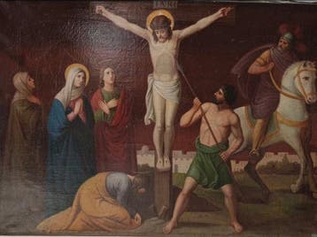 Duitse school (XIX) - La Crocifissione di Cristo