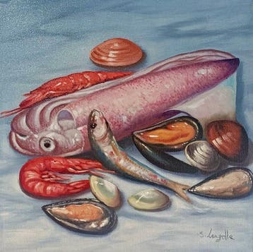 Salvatore Langella (XX) - Doni del Mediterraneo, Antiek en Kunst