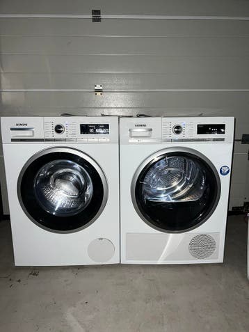 TOPDEAL! SIEMENS 9KG WASMACHINE SIEMENS 9KG WARMTEPOMPDROGER, Energieklasse A of zuiniger, 1200 tot 1600 toeren, Minder dan 85 cm