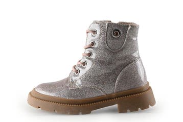 Milo &amp; Mila Boots Meisjes in maat 27 Zilver, Verzenden, Jongen of Meisje, Schoenen, Zo goed als nieuw