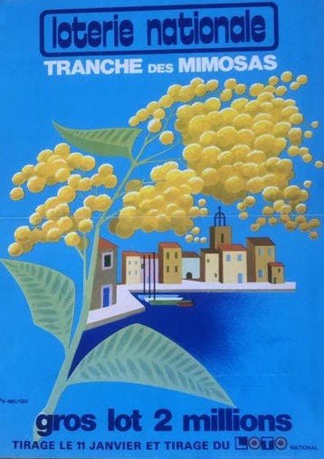 Henri Fix-Masseau - Loterie Nationale - 1975, Antiek en Kunst, Kunst | Tekeningen en Foto's