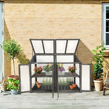 Kweekkas | Broeikas | Tuinkas | 120x49x97,5 cm | Vurenhout, Verzenden, Nieuw