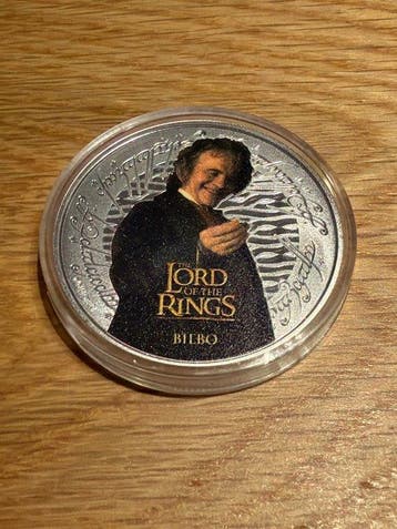 Samoa. 1/2 Dollar 2022 Herr der Ringe - Bilbo, 1 Oz (Zonder