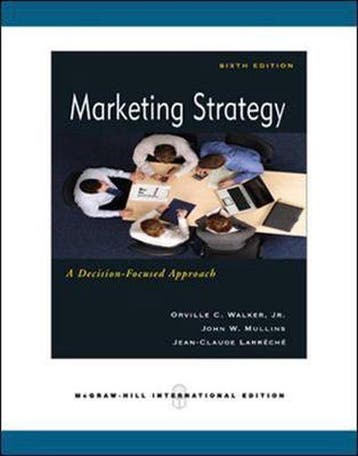 Marketing Strategy - Orville Walker 9780071263917, Verzenden, Gelezen, Orville Walker