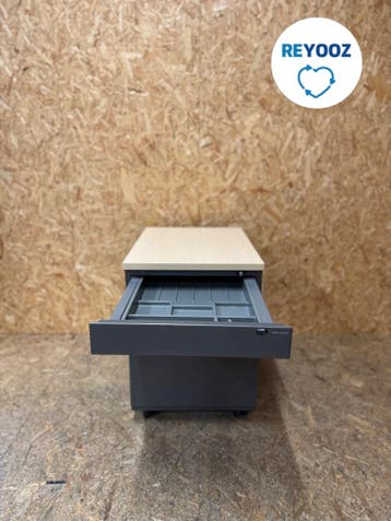 Ahrend Ladeblok - antracietgrijs - 56x43x60cm - 3 laden...., Nieuw in verpakking