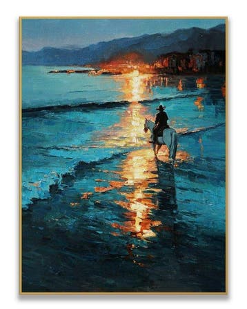 Stefano - Rider at Dusk Shore
