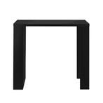 Bartafel met ingebouwde planken 117x57x106,5 cm zwart, Huis en Inrichting, Tafels | Statafels, Verzenden, Nieuw