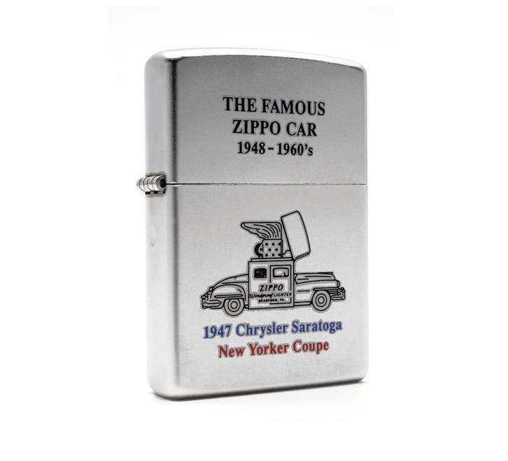 Zippo The famous Zippo car, Verzamelen, Rookartikelen, Aanstekers en Luciferdoosjes, Aansteker, Verzenden