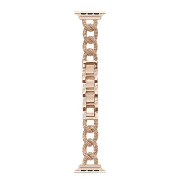 Apple Watch bandje Chain - staal - rose goud - rose goud /, Verzenden, Nieuw