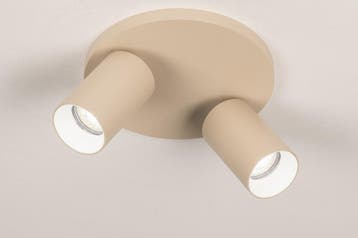 Rietveld Spots - Beige, Zand - Metaal, Aluminium, Verzenden, Nieuw