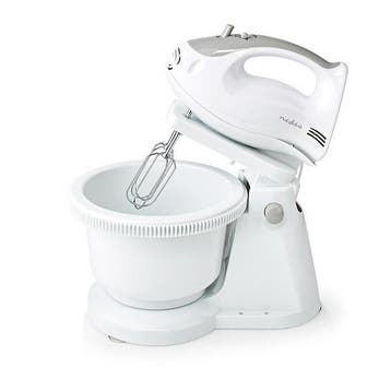 Handmixer | Nedis (200W, 5 snelheden, Turbofunctie, Mengkom), Verzenden, Nieuw