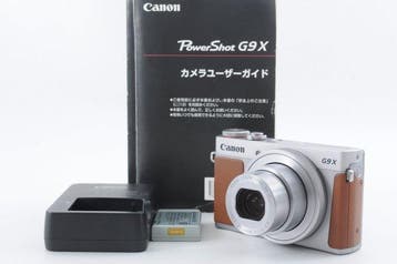 Canon PowerShot G9 X - silver/brown Digitale camera, Nieuw