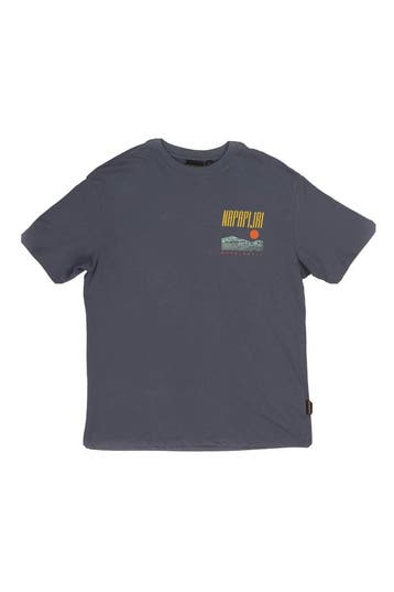 Napapijri T-shirt Jongens in maat 176 Blauw, Verzenden, Nieuw, Napapijri, Jongen of Meisje