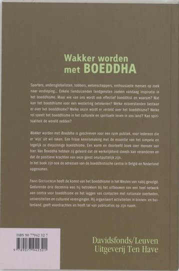 Wakker worden met Boeddha 9789077942321 Frans Goetghebeur, Boeken, Verzenden, Gelezen, Frans Goetghebeur