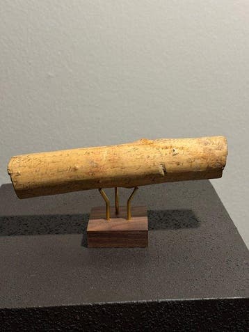 Berber huwelijksakte op hout met stempel - Hout, Ceder -