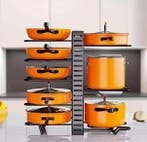 8-Lagen Verstelbaar Pannenrek – Metaal en Ruimtebesparend, Verzenden, Nieuw