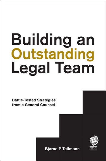 9781911078203 Building an Outstanding Legal Team, Verzenden, Nieuw, Bjarne P Tellmann