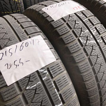 2 x GT Radial 215-60-17 Winterbanden 5,5mm, 17 inch, Band(en), Personenwagen, Gebruikt