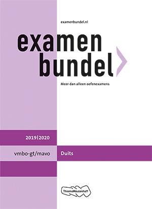 Examenbundel vmbo-gt/mavo Duits 2019/2020 - J. Schoeman, Verzenden, Zo goed als nieuw, J. Schoeman