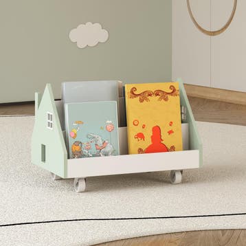 Kinderrek Vipsali mobiel huisvormig 50x33x34 cm mintgroen en, Verzenden, Nieuw