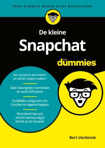 De kleine Snapchat voor dummies - Bert Verdonck, Verzenden, Gelezen, Bert Verdonck