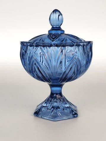 Secoloventesimo - Koekjesdoos - Acanthus - Glas, Emaille -