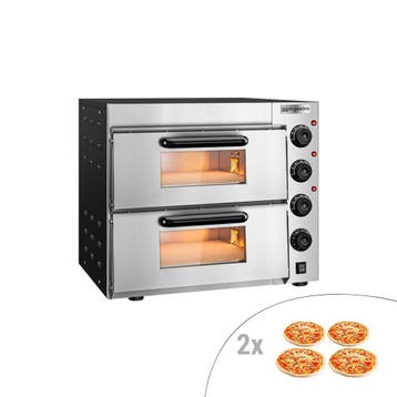 GGM Gastro | Mini pizza-oven (chamotte bakvloer) - | PDKG20, Verzenden, Nieuw in verpakking, Ovens, Magnetrons en Steamers