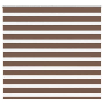 vidaXL Zebra rolgordijn 165x100 cm stofbreedte 160,9cm, Verzenden, Nieuw, Bruin