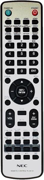 Afstandsbediening Nec ru-m124, Audio, Tv en Foto, Ophalen of Verzenden, Nieuw, Origineel