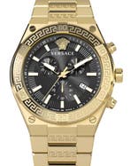 Versace VESO00922 Sporty Greca horloge 46 mm, Overige merken, Staal, Verzenden, Polshorloge