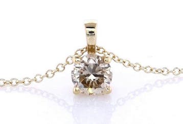 Zonder minimumprijs - Ketting met hanger - 14 karaat Geel