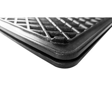 AMT Gastroguss Gastronorm grillplaat GN 1/1 met barbecueo..., Huis en Inrichting, Ophalen of Verzenden, Nieuw, Aluminium, Overige typen