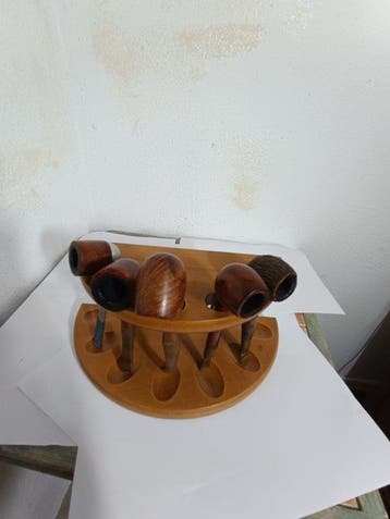 Zonder minimumprijs - Pijp - Hout - (6), Verzamelen, Nieuw