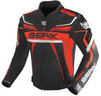 Berik Absolute Race Zwart Neon Rood Leren Motorjas, Motoren, Kleding | Motorkleding, Nieuw met kaartje, Jas | leer, Berik, Heren