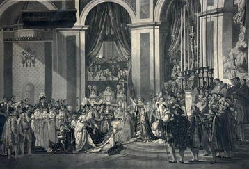 Jacques-Louis David (1748–1825), daprès - Sacre de Napoleon